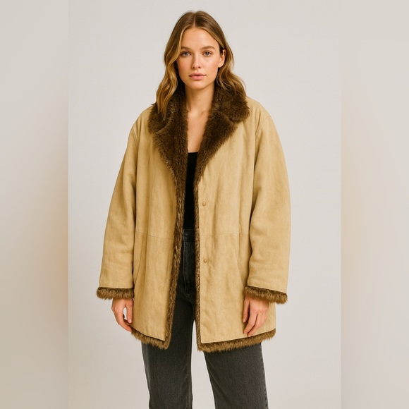 Wilson’s Leather- Genuine Leather | Tan- Size XXL Penny Lane Coat - Picture 2 of 10